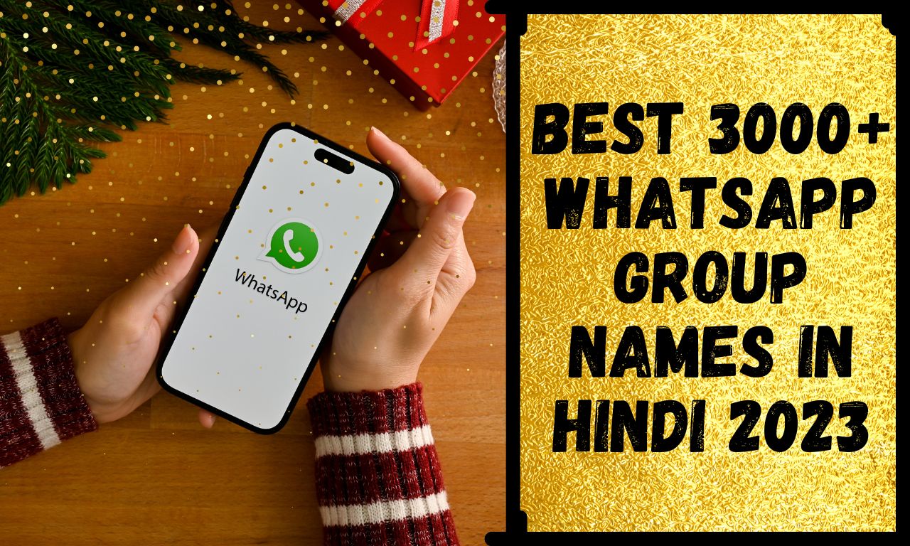 WhatsApp Group Names in Hindi 2023 | New Funny Group Names For WhatsApp 2023